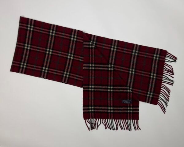 burberry nova-check scarf red