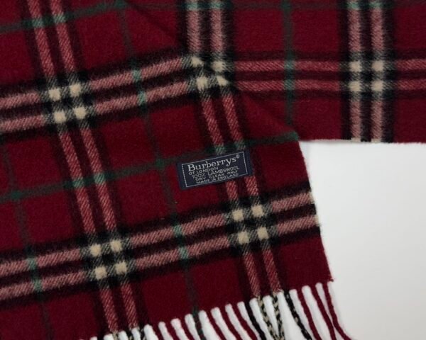 burberry nova-check scarf red