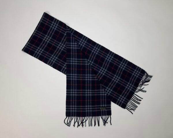 burberry nova-check scarf navy