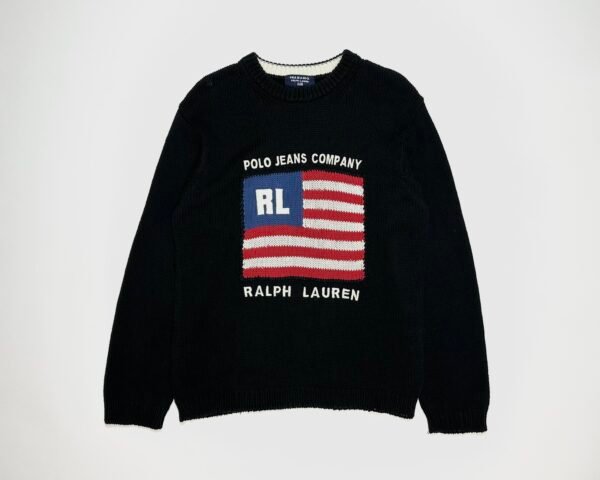 Polo Ralph Lauren polo jeans 2024 rare knit flag