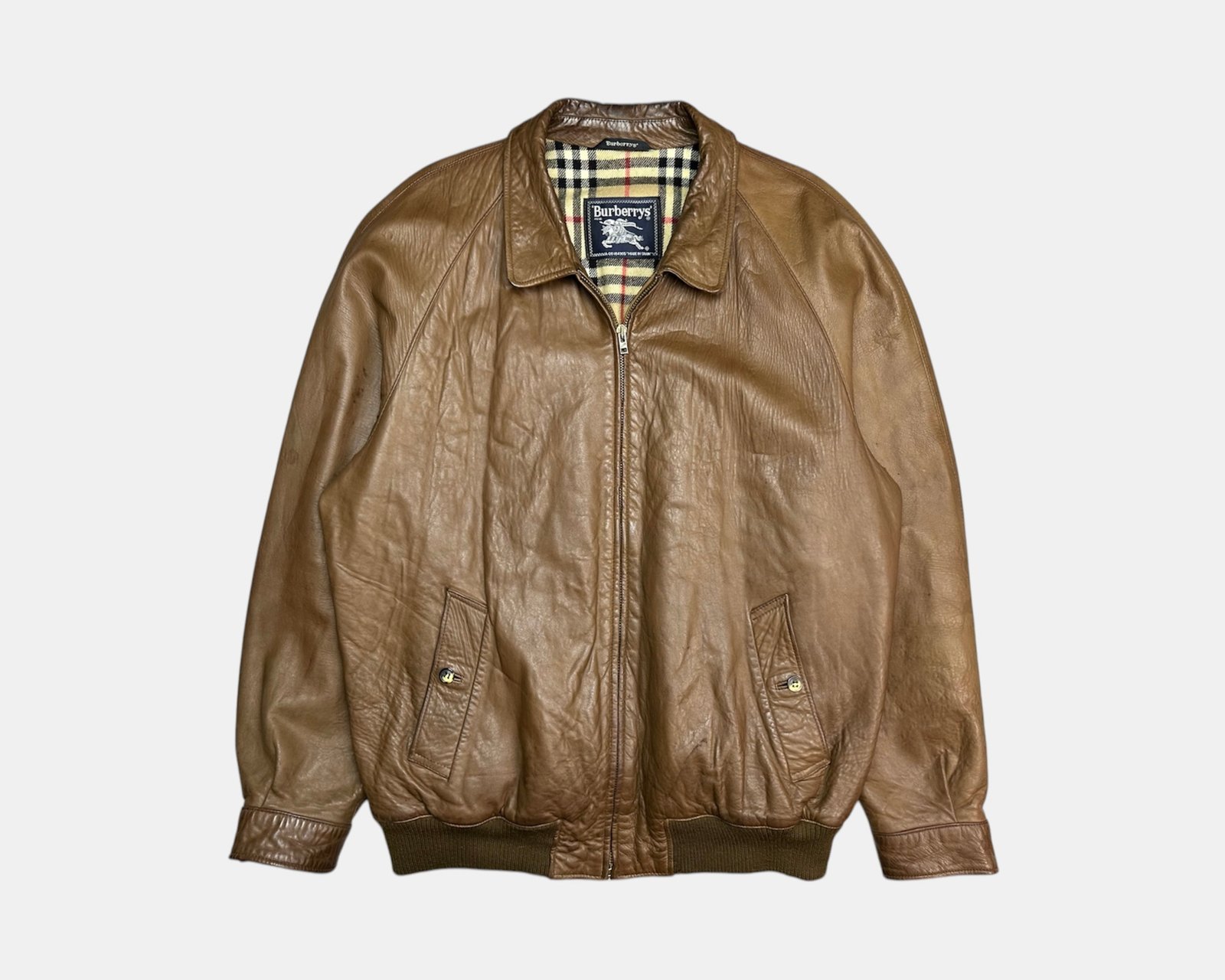 Burberry Leather Harrington (L) – Noordhoek Vintage