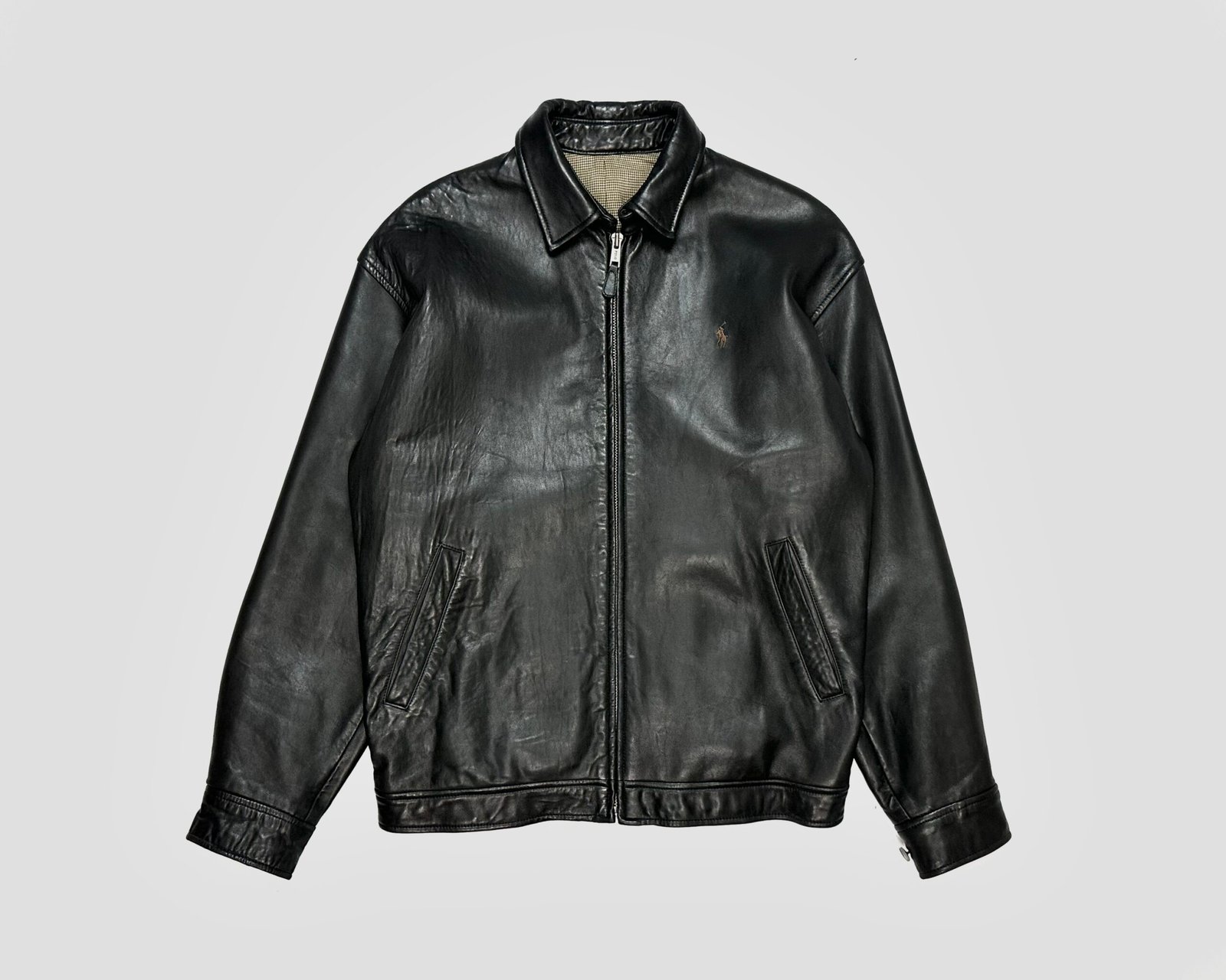 RL Leather Harrington (S)